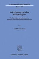 Aufrechnung Zwischen Hoheitstragern: Zur Zulassigkeit Der Aufrechnung Im Deutschen Und Europaischen Mehrebenensystem 342815679X Book Cover