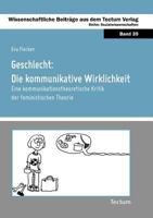 Geschlecht: Die Kommunikative Wirklichkeit 3828824749 Book Cover