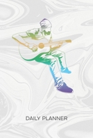 Daily Planner Weekly Calendar: Guitar Player Organizer Undated - Blank 52 Weeks Monday to Sunday -120 Pages- Guitar Solo Notebook Journal Guitarist - Acoustic Guitar To-Do List for Instrumentalist & C 1674754698 Book Cover