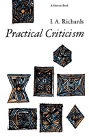 Practical Criticism: A Study of Literary Judgment 0156736268 Book Cover