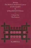 Aetiana: The Method and Intellectual Context of a Doxographer : The Sources (Philosophia Antiqua) 9004105808 Book Cover