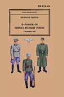 Handbook on German Military Forces 1943 1782663118 Book Cover