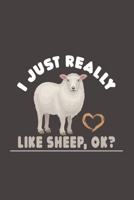 I Just Really Like Sheep, Ok?: Funny Gift For Sheep Lovers And Everyone Who Love Animals- Notebook, Planner Or Journal For Writing About Sheep Or ... To Write In for School, Kids & Students 1675665850 Book Cover