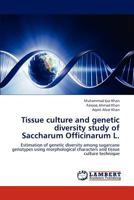Tissue culture and genetic diversity study of Saccharum Officinarum L.: Estimation of genetic diversity among sugarcane genotypes using morphological characters and tissue culture technique 3659293350 Book Cover