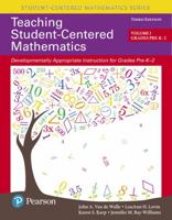 Teaching Student-Centered Mathematics: Developmentally Appropriate Instruction for Grades Pre-K-2 (Volume I), with Enhanced Pearson eText --Access ... Student-Centered Mathematics Series) 0132824825 Book Cover