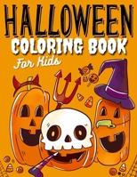 Halloween Coloring Book for Kids: Fun and Easy Coloring Pages with Spooky Characters B08HJ5HLBK Book Cover