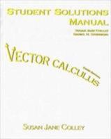 Vector Calculus (Student Solutions Manual) 0321780671 Book Cover