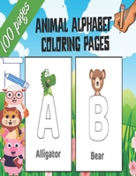 Animal Alphabet Coloring Pages: Animal Alphabet Coloring and Letters Tracing Book For Kids This book provides tracing sheets for A-Z (both capital and ... letter tracing A to Z Activity Book for kids B08RZBGMDQ Book Cover
