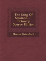 The Song Of Solomon 1015561993 Book Cover