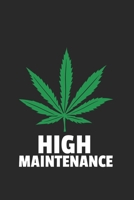 Marihuana Weed Notizbuch: Marihuana Weed Notizbuch f�r Liebhaber / Notizheft / Notizblock A5 (6x9in) Dotted Notebook / Punkteraster / 120 gepunktete Seiten 1679140159 Book Cover