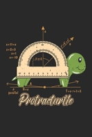 Protracturtle: Adorabe Math Protractor Turtle Kids School Notebook 6x9 Inches 120 dotted pages for notes, drawings, formulas Organizer writing book planner diary 1712374605 Book Cover