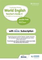 Cambridge Primary World English Teacher's Guide Stage 4 with Boost Subscription 1510467610 Book Cover