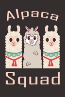 Alpaca Squad : alpaca Notebook Journal 6x9 120 pages 1677900954 Book Cover