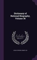 Oxford Dictionary National Biography Volume 36 1358504318 Book Cover