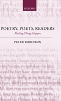 Poetry, Poets, Readers: Making Things Happen 0199251134 Book Cover