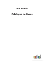 Catalogue de Livres 3752473541 Book Cover