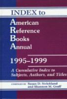 Index to ARBA 1995-1999 (Index to American Reference Books Annual) 1563084929 Book Cover