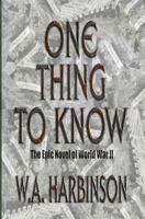 One Thing To Know 1479318957 Book Cover