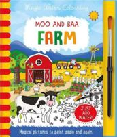 Moo and Baa - Farm, Mess Free Activity Book 1801051410 Book Cover