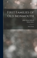 First Families of Old Monmouth: Salter Family 1015808824 Book Cover
