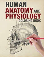 Human Anatomy and Physiology Coloring Book: Skeletal, nervous, muscular, respiratory, cardiovascular/circulatory, urinary, integumentary, reproductive, and digestive systems B092GRWV67 Book Cover