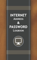 Internet Address & Password Logbook: Password Organizer, Great if You Forgot Password, Password Notebook 1710027894 Book Cover