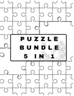 Super Puzzle Game Bundle 5 in 1: Train your brain with Sudoku, Kankuro, Dice Sudoku, Word Search and Number Search. B08YQCQX54 Book Cover