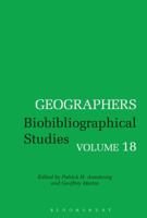 Geographers: Biobibliographical Studies 0720123399 Book Cover