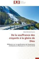 de la Souffrance Des Croyants À La Gloire de Dieu 3841735843 Book Cover