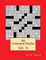 100 Crossword Puzzles Vol. 5 1494910292 Book Cover