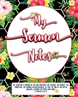 My Sermon Notes: For Women, Ladies. Pages for ONE FULL YEAR! Special holiday pages and Bible study quick reference sheets. Tropical 1673304532 Book Cover