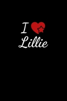 I love Lillie: Notebook / Journal / Diary - 6 x 9 inches (15,24 x 22,86 cm), 150 pages. For everyone who's in love with Lillie. 1089454686 Book Cover