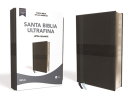 NBLA Santa Biblia Ultrafina, Letra Gigante, Leathersoft, Café,  Edición Letra Roja 0829770151 Book Cover