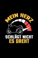 Mein Herz schl�gt nicht es Dreht: A5 Jahresplaner Kalender Wochenplaner Organizer Terminkalender Herz, Drehzahl, Biker, Motorrad fahrer, dreht Planer - Geschenkidee f�r Motorrad fahrer, 105 Seiten - 5 1676597824 Book Cover