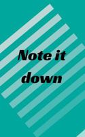 Note it down 1986870375 Book Cover