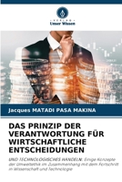 Das Prinzip Der Verantwortung Für Wirtschaftliche Entscheidungen (German Edition) 6208202892 Book Cover
