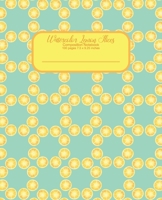 Watercolor Lemon Slices Composition Notebook: 100 pages. College Ruled. Numbered pages and table of contents to quickly find what you need. 1086893131 Book Cover