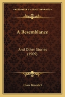 A Resemblance: And Other Stories 1165277255 Book Cover