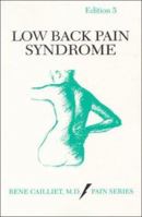 Low Back Pain Syndrome (Pain Series) 0803616058 Book Cover