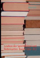 Lexikon der Sprichwörter und Redensarten Band 9 3842362579 Book Cover
