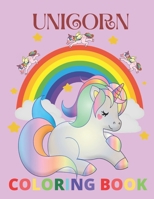 unicorn coloring book: For kids ages2- 4-8, 25 adorable designs for boys and girls B08WS2WN94 Book Cover