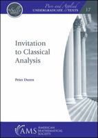 Invitation to Classical Analysis 0821869329 Book Cover