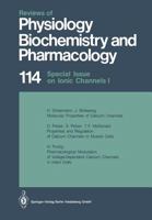 Reviews of Physiology, Biochemistry and Pharmacology, Volume 114: Special Issue on Ionic Channels 3662311607 Book Cover