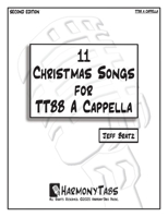 11 Christmas Songs for TTBB A Cappella: Second Edition 1961735229 Book Cover