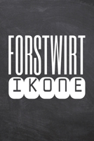 Forstwirt Ikone: Forstwirt Punktraster Notizbuch, Notizheft oder Notizblock 110 Seiten B�ro Equipment & Zubeh�r Lustiges Geschenk zu Weihnachten oder Geburtstag 1697510965 Book Cover