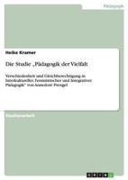 Die Studie „Pädagogik der Vielfalt: Verschiedenheit und Gleichberechtigung in Interkultureller, Feministischer und Integrativer Pädagogik" von Annedore Prengel 3656486662 Book Cover