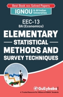 EEC-13 Elementry Statistical Methods and Survey Techniques 9382688137 Book Cover