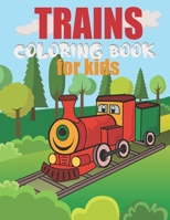 Trains Coloring Book For Kids: Colouring Book For Kids Ages 4-8 B08L7FRXPH Book Cover