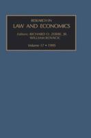 Res Law Econ Vol 17 1559389648 Book Cover