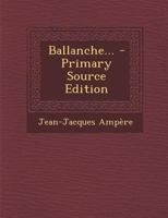 Ballanche... 2012824250 Book Cover